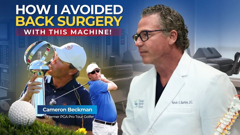 Video thumbnail: Cameron Beckman — how he avoided back surgery.
