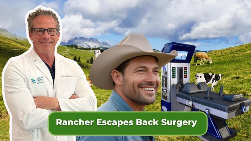 Video thumbnail: From a pain level of 10 to running his ranch again.