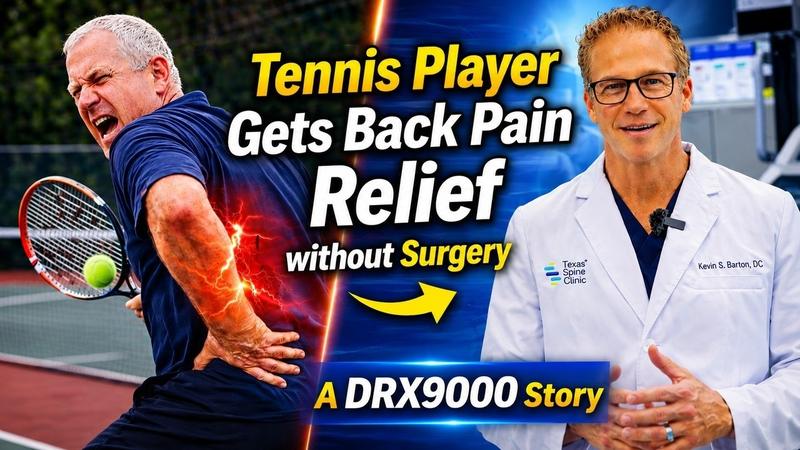 Video thumbnail: Rick — from a ruptured disc back to the tennis court.